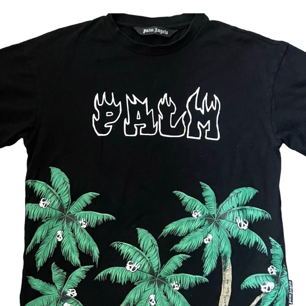 Palm angels skull palm t-shirt